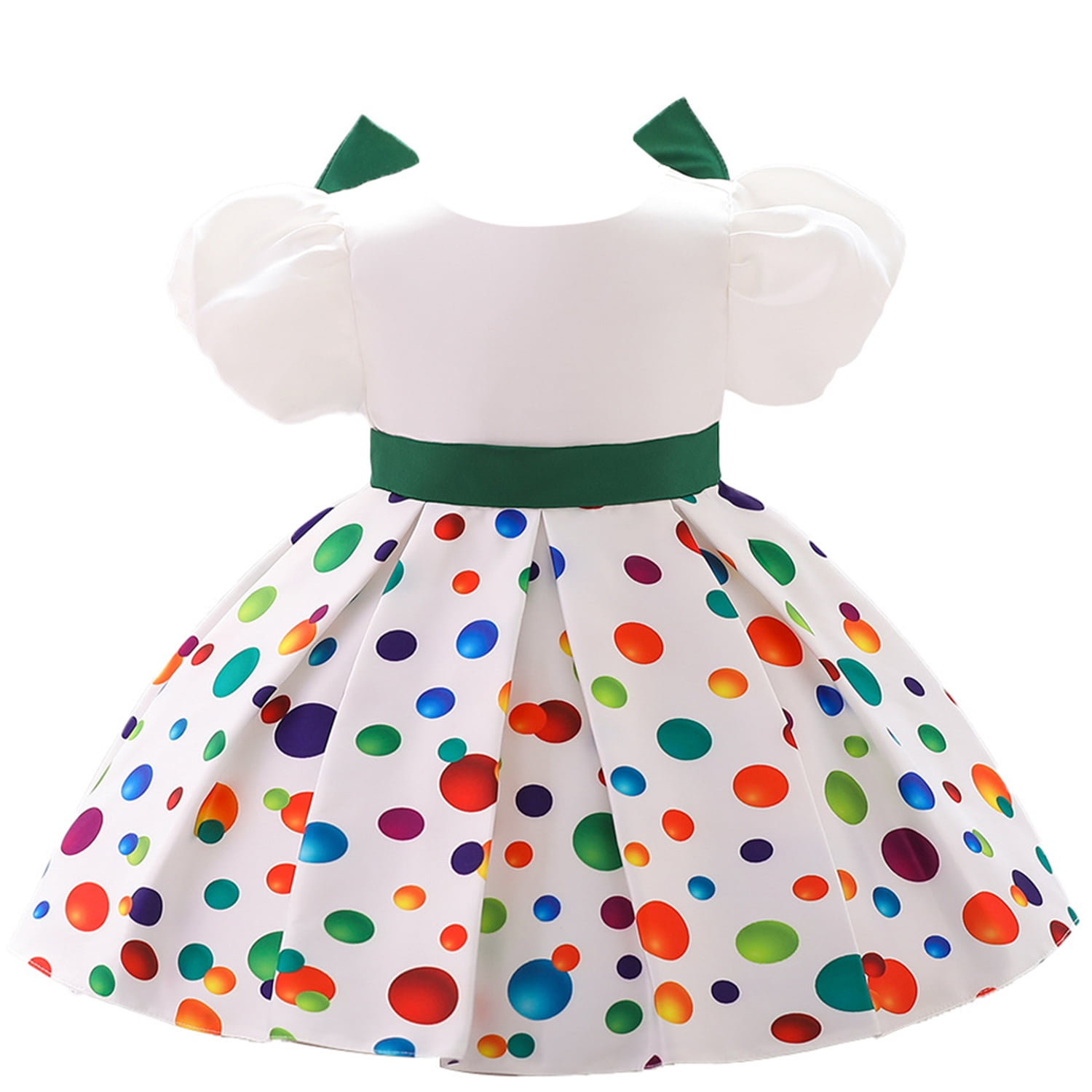 12M6T Baby Girl Birthday Wedding Party Dress Toddler Big Bow One Year