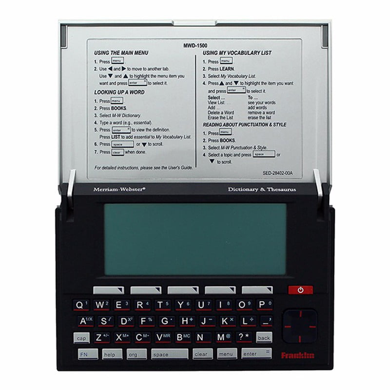 Franklin Electronics MWD-1510 Merriam-Webster Advanced Dictionary and Thesaurus 