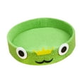 thumbnail image 4 of Cama de franela para gatos, cama para perros pequeños, cama de descanso, cama para rascar para mascotas Verde, 4 of 9