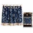 thumbnail image 4 of Christmas Oven Skirt Curtain, Kitchen Stove Skirt Cover with Tie Top, Rustic Xmas Botanical Decorative Cabinet Cover Dishwasher Curtain for Farmhouse Decor, 4 of 5