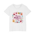 thumbnail image 4 of Levmjia Women Tops Short Seve Cotton Tshirt Cute Printed Round Neck for Summer Casual School Wear Soft Breathab Multi Color Options Limited Stock, 4 of 4