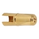 thumbnail image 1 of Cubierta para boquilla de clarinete tapa protectora para boquilla de saxofón Amplia aplicación Color dorado Buena protección para tocar Crtynell Otros, 1 of 8