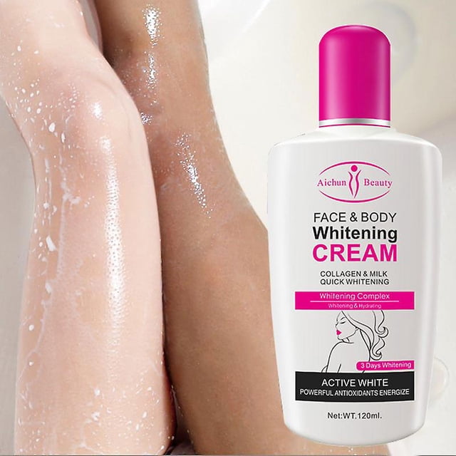 Leche de colágeno para blanquear la cara, crema para el cuerpo, crema blanqueadora para blanquear la piel, loción corporal hidratante, crema para aclarar la piel, cuidado corporal