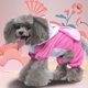 thumbnail image 3 of Chubasquero para mascotas Chubasquero reflectante de cuatro patas para mascotas Patrón de conejo Capa de lluvia para perros MFZFUKR m, 3 of 5