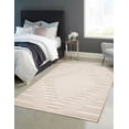 thumbnail image 3 of Santee White/Dark Beige Rug 5'0" x 7'0", 3 of 7