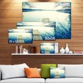thumbnail image 3 of Sunset Over Tranquil Lake - Bridge Canvas Art Print, 3 of 4