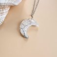 thumbnail image 3 of Collar Zulema Piedra Luna Cristal Natural, 3 of 5
