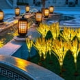 thumbnail image 3 of Muyoka Luces LED solares de trigo para exteriores, impermeables, para jardín, césped, camino, cultivos, luz de estaca, paisaje nocturno, lámpara decorativa Muyoka Hogar, 3 of 7