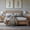 Acacia, variant on Grain Wood Furniture Loft Full Size Solid Wood Bed, Brushed White