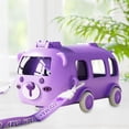 thumbnail image 1 of DYNWAVECA Drinking Bottle Kids Kids Water Bottle Water Cup for Kids Cute Water Bottle with Removable Strap for Boys Girls Travel Office Violet, 1 of 10