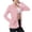 Pink, variant on ZyeKqe Athletic Jackets for Women Sun Protection Long Sleeve Hooded Full Zip Upf 50 Outdoor Hiking Workout Tops with Pockets