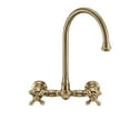 thumbnail image 4 of Whitehaus Whkwcr3-9301-Nt Vintage Iii Plus 1.5 GPM Wall Mounted Bridge Kitchen Faucet -, 4 of 4