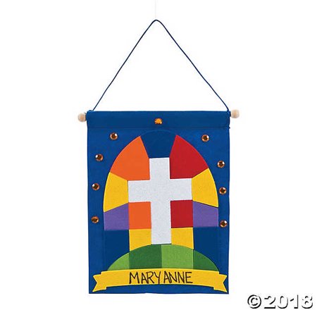 Stained Glass Banner Craft Kit Walmart Com