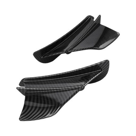 Wweixi Motorcycle Gloss Fixed Wind Wing Winglets Sleek and Practical ...