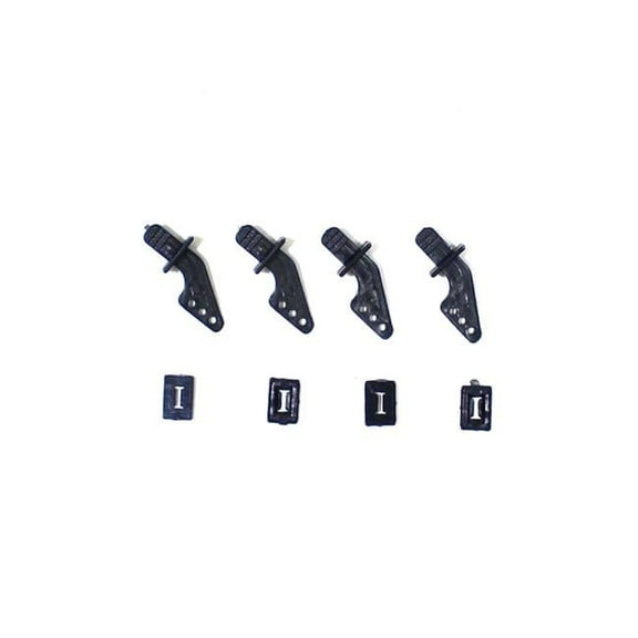 Rage RC A1186 Servo Arms (Set of 4) for Tempest 600, Super Cub MX4, Micro Warbirds