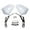 white, variant on 2 Pieces Motorcycle Universal Motorcycle Accessories with Metal Bracket Touring Mounting Hardware Wind Protector red