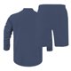 thumbnail image 5 of Tops de Manga Larga Casual Cuello Redondo de Color Sólido con Cintura Elástica Y Cordón Bolsillos de Dos Piezas, Incluye Blusa Y Pantalones para Uso Diario Al Aire Libre, 5 of 7