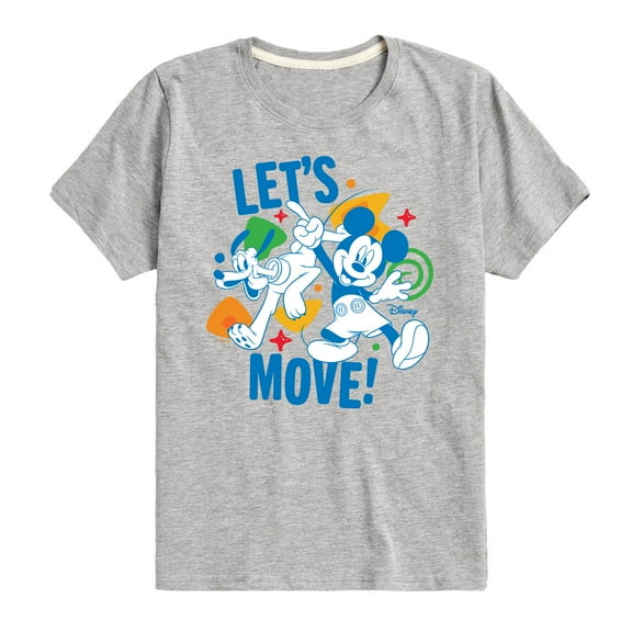 Disney Jr - Lets Move - Toddler & Youth Short Sleeve Graphic T-Shirt
