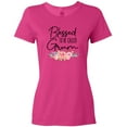 thumbnail image 3 of Inktastic Blessed to Be Called Gram with Beautiful Pastel Flowers Women's T-Shirt, 3 of 5
