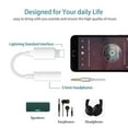 Lightning to 3.5 mm Headphone Jack Adapter for iPhone Lightning Jack