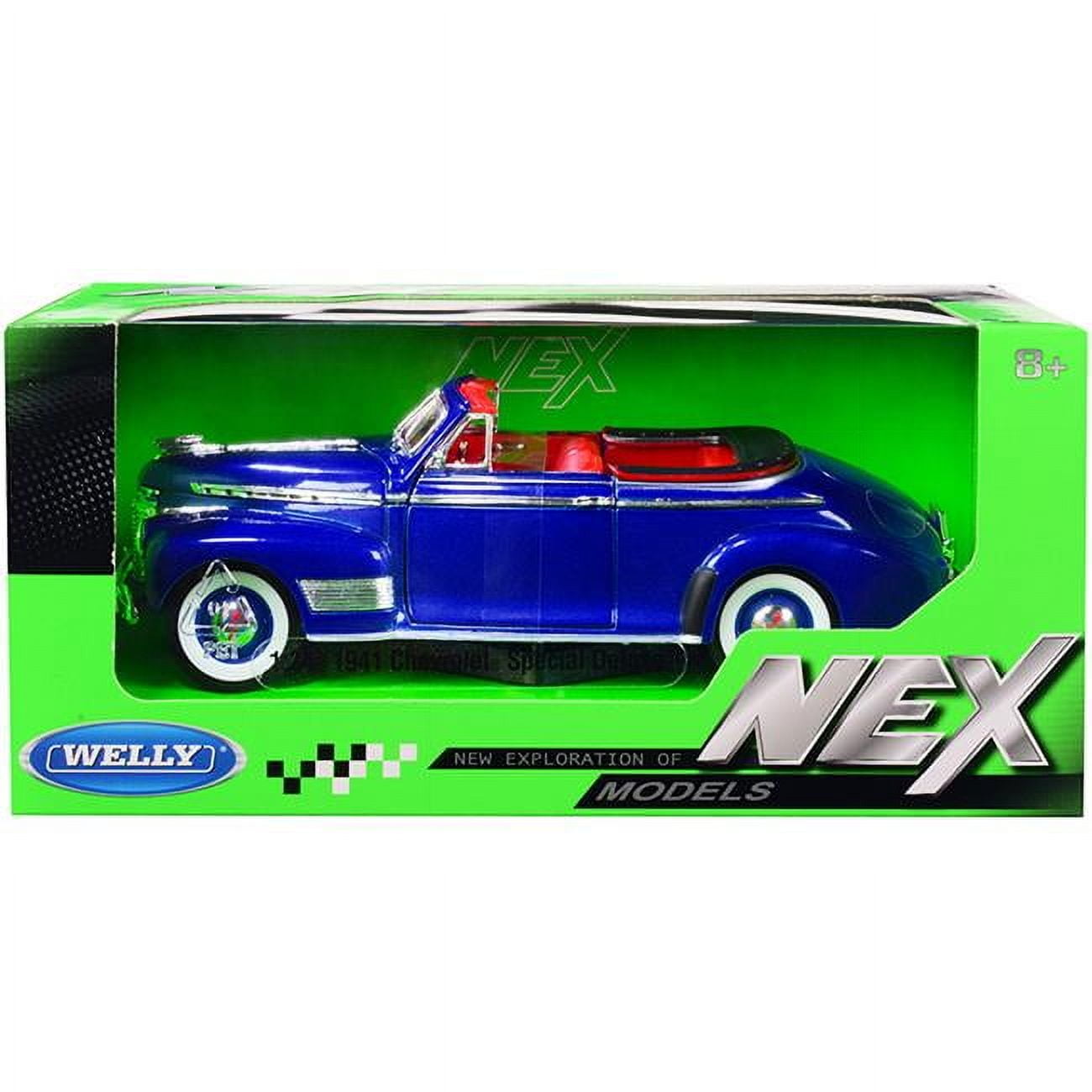 Chevrolet Impala SS396 Coupe' 1965 Blue 1:24 Model 2417 WELLY