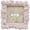 Pink, variant on Concepts 4x4 Picture Frames, White with Gold Rose Resin Photo Frames with Full Floral Border, Decorative Frames for Wedding & Room Decor