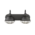 thumbnail image 2 of Millennium Lighting Neo-Industrial 2 Light Bathroom Vanity Fixture Satin Nickel Nickel Satin, 2 of 5