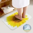 thumbnail image 3 of Bathroom Rugs Set 2 Pieces, Sunflower Bathroom Set - Quick Drying Bath Mat And U-Shaped Toilet Rug, Water Absorbent Bath Carpet For Bedroom Floor Living Room, Machine Washable, 3 of 6