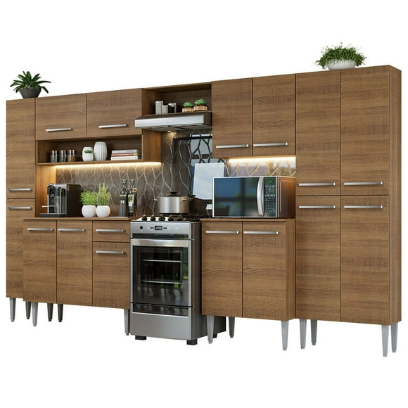 Cocina Integral Completa Modular Madesa Emilly 325cm
