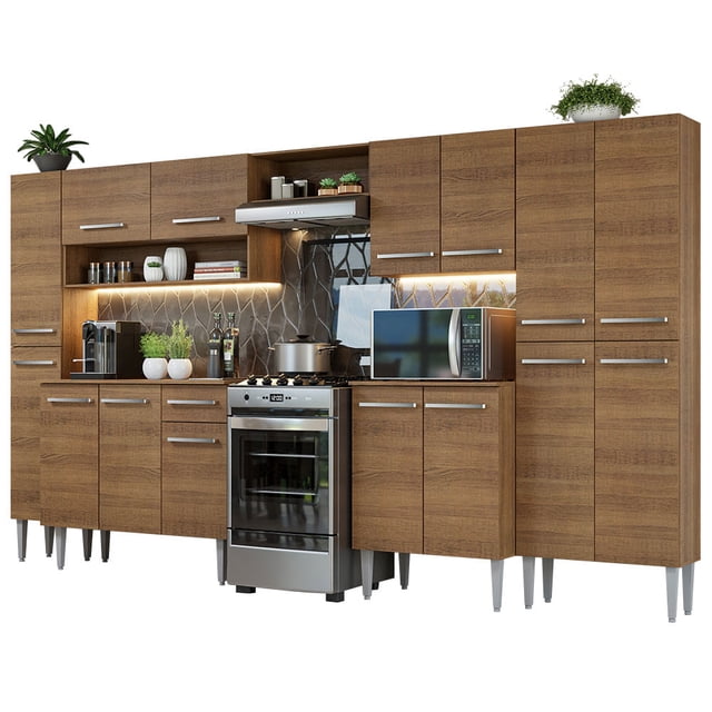 Cocina Integral Completa Modular Madesa Emilly 325cm