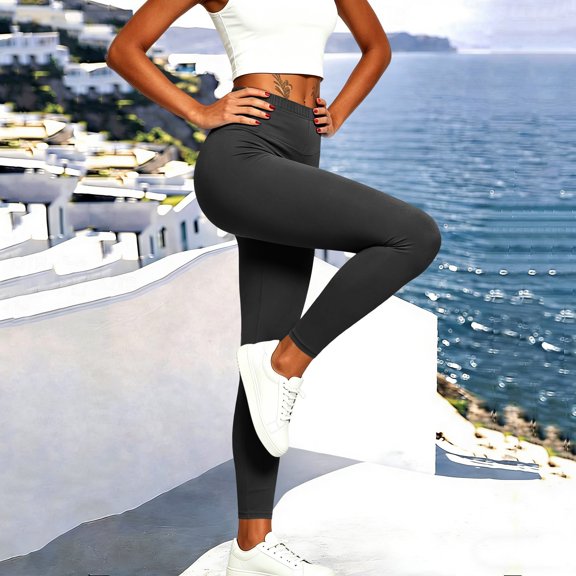 MMJ Under $10 Yoga Pants for Women High Waist Stretchy Tight Fit Sportswear Trousers Full Length Comfortable Workout Leggings