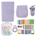 thumbnail image 2 of Funda De Cámara De Cuero PU Funda Protectora Para Cámara Instantánea Con álbum De Marcos De Fotos Correa Para El Hombro Espejo Para Selfies Filtros Pegatinas Bolso De Cámara, 2 of 7