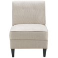 thumbnail image 4 of Serta Copenhagen Tufted Slipper Chair Cream, 4 of 9