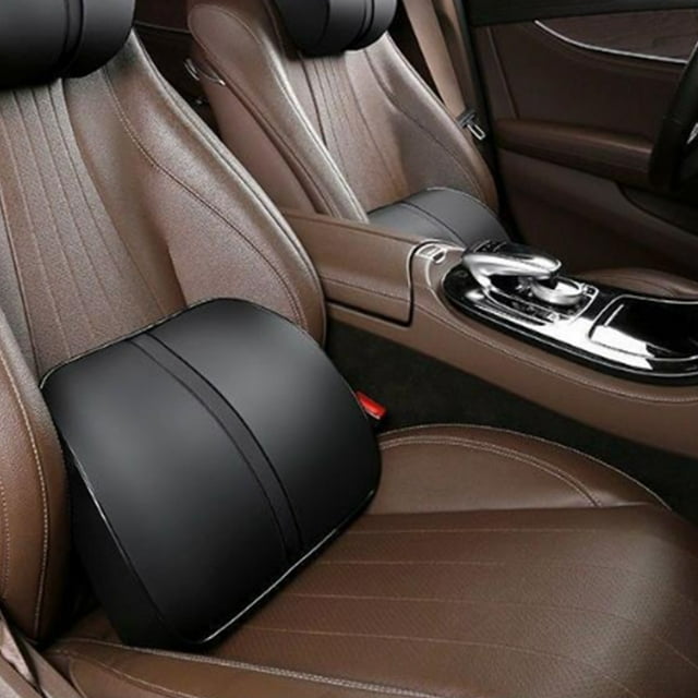 Car and Office Waist Support Cushion, Slow Rebound Memory Foam Lumbar Pillow, Ergonomic Back Pain Relief, Multi-Point Massage, Pressure Reduction, Correct Posture, Travel, Driving Comfort