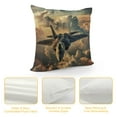 thumbnail image 4 of Orinice Fighter Jet Clouds Sky Graphic Decorative Cushion Throw Pillow Cover for Home Couch Living Room Bed Sofa - Zipper Closure 1PC 22x22in, 4 of 5