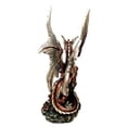 thumbnail image 4 of Cyborg Steampunk Dragon Gearwork Metalica Robot Ruler of Terra Sculpture, 4 of 4