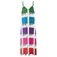 thumbnail image 6 of Shades of Pantone Colors Sleeveless Dress Women's Evening Dress Womans Clothing, 6 of 9
