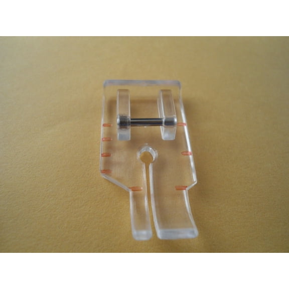 Snap On 1/4" Quilting Patchwork Clear Marking Foot Equivalent Brother SA125
