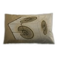 thumbnail image 1 of Ahgly Company Patterned Indoor Rectangular Copper Brown Lumbar Throw Pillow, 13 inch by 19 inch, 1 of 5