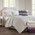 thumbnail image 3 of Madison Park Quebec Reversible Coverlet Set Purple Full/Queen, 3 of 4