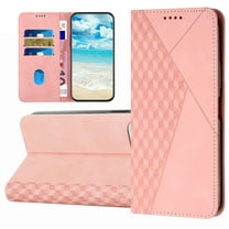 Dteck Case for Samsung Galaxy S23 FE 5G, Wallet Case Flip Cover with Card Holder,Faux Leather Galaxy S23 FE Case Wallet for Women and Men with Kickstand,Pink