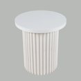 thumbnail image 7 of Jofran Auden 24" Round Mid-Century Modern Fluted Pedestal Base End Table, 7 of 7