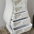 thumbnail image 2 of International Caravan Windsor 5 Drawer Bombe Chest in Antique White, 2 of 2