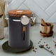thumbnail image 4 of Bote de café hermético,Contenedor de café Almacenamiento de café hermético para frijoles,Recipiente de acero inoxidable con cuchara medidora,bote de café porta café para café, 4 of 9