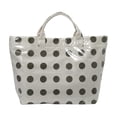 thumbnail image 7 of Women Polka Dot Transparent Tote Handbag, Waterproof Lightweight Large Capacity Shopping Bag, Sturdy Handle Casual Shoulder Bag for Beach Travel Daily Errands, 7 of 7
