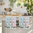 thumbnail image 4 of Easter Bunny Kitchen Towels Set of 1, Spring Watercolor Polka Dot Flower Plaid Blue Absorbent Dish Towels for Kitchen, Microfiber Hand Towel, Quick Drying Tea Towel for Cleaning Decorative Dishcloths, 4 of 7
