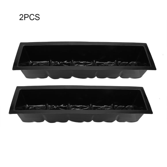 Boaby 2Pcs Concrete Molds, Pattern Mold Stepping Stone Mold DIY Paving Mold Plastic Paving Stone Molds for Path Patio Yard Lawn Maker Concrete Mold