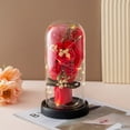 thumbnail image 2 of Valentines Day Gifts For Girlfriend & Wife, Girlfriend Presents,Cool Gifts To Get Your Girlfriend,Preserved Rose Night Light in Glass/ Dome,Valentine's Day Decorations, 2 of 4