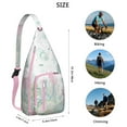 thumbnail image 3 of 4-Pockets Cross Body Bags for Woman Men,Cute Sea Life Sling Bag Chest Bag with Adjustable Strap Women's Crossbody Bags for Outdoors Hiking Traveling, 3 of 4