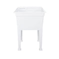 thumbnail image 6 of Utility Sink Heavy Duty Freestanding Utility Tub Sink, 24 x 24 Inches, White, 6 of 9